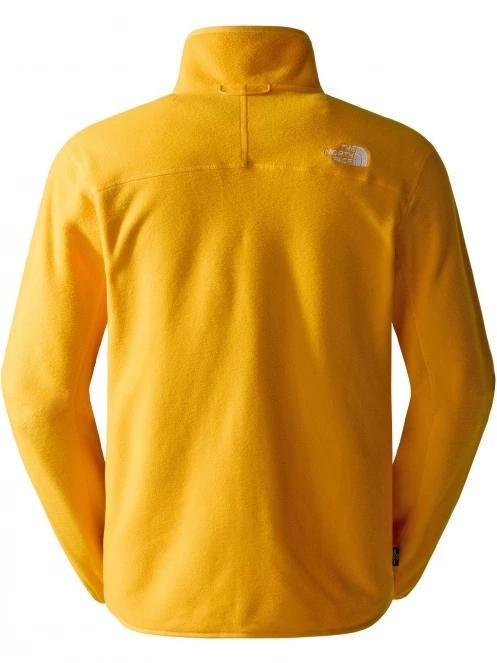 The North Face M 100 Glacier Full Zip férfi polár pulóver sárga színben 7