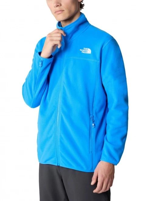 The North Face M 100 Glacier Full Zip férfi polár pulóver kék színben 2