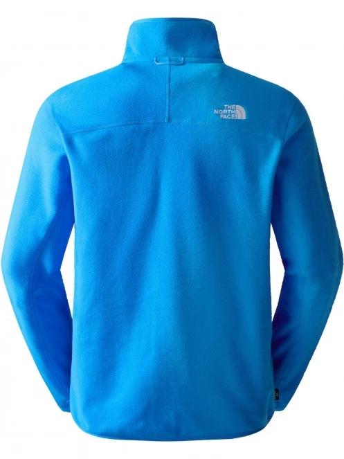 The North Face M 100 Glacier Full Zip férfi polár pulóver kék színben 9