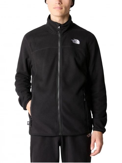 The North Face M 100 Glacier Full Zip férfi polár pulóver fekete színben 2