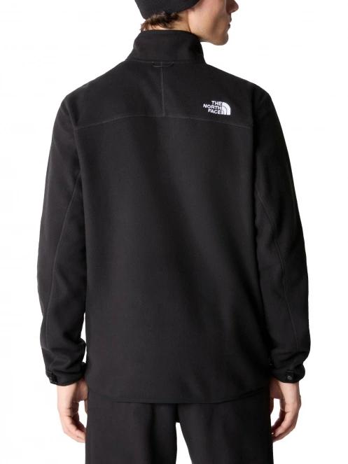 The North Face M 100 Glacier Full Zip férfi polár pulóver fekete színben 3