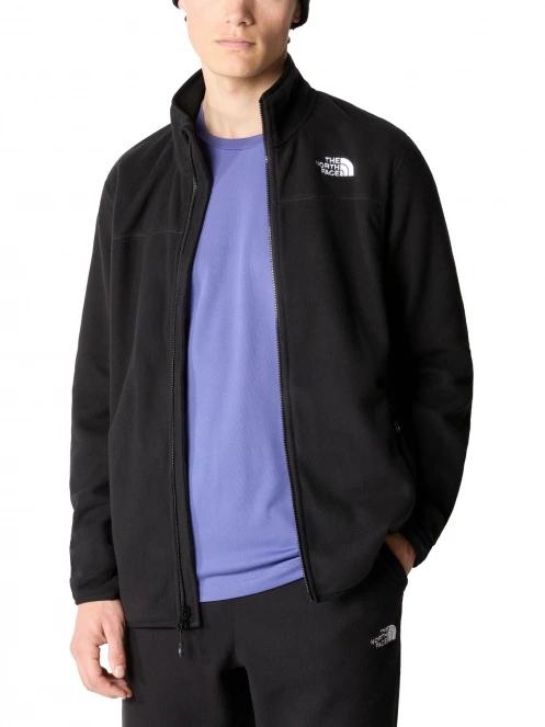 The North Face M 100 Glacier Full Zip férfi polár pulóver fekete színben 4