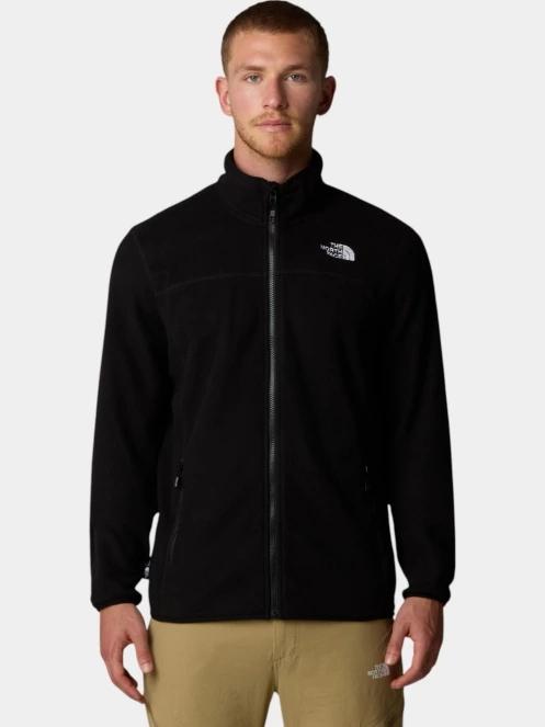 The North Face M 100 Glacier Full Zip férfi polár pulóver fekete színben 2