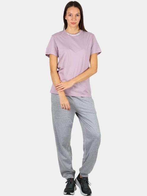 The North Face W Ss Zumu Relaxed Tee női rövid ujjú póló lila színben 5