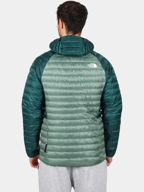 The North Face M Bettaforca Lt Down Hoodie férfi pehelykabát zöld színben 4
