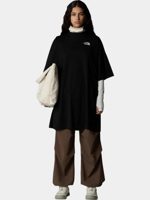 The North Face W S/S Essential Tee Dress női pólóruha fekete színben 4