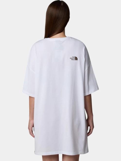 The North Face W S/S Essential Oversize Tee Dress női pólóruha fehér színben 3