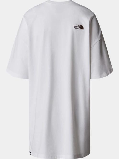 The North Face W S/S Essential Oversize Tee Dress női pólóruha fehér színben 6