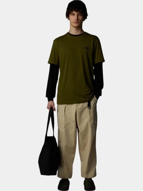 The North Face M S/S Simple Dome Tee férfi rövid ujjú póló oliva színben 4