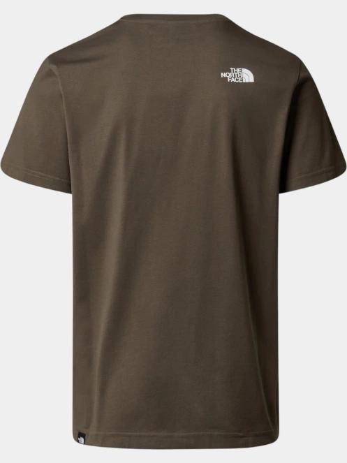 The North Face M Ss Simple Dome Tee férfi rövid ujjú póló oliva színben 6