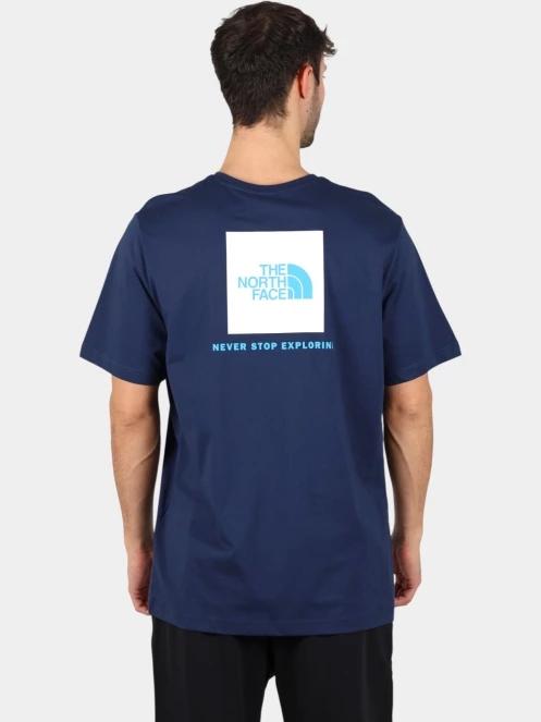 The North Face M Ss Box Nse Tee férfi rövid ujjú póló sötétkék színben 4