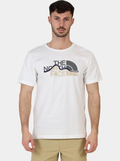 The North Face M S/S Mountain Line Tee férfi rövid ujjú póló fehér színben 2