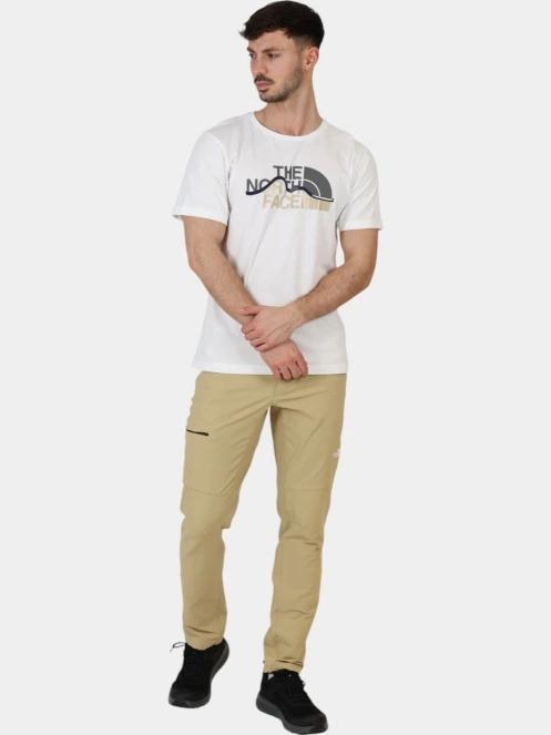 The North Face M S/S Mountain Line Tee férfi rövid ujjú póló fehér színben 6