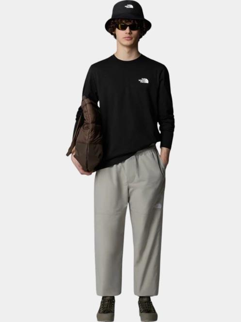 The North Face M L/S Simple Dome Tee férfi hosszú ujjú póló fekete színben 4