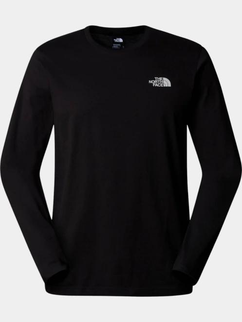 The North Face M L/S Simple Dome Tee férfi hosszú ujjú póló fekete színben 5