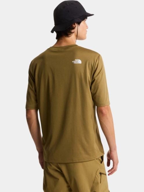 The North Face M Shadow Ss férfi rövid ujjú sport póló oliva színben 4