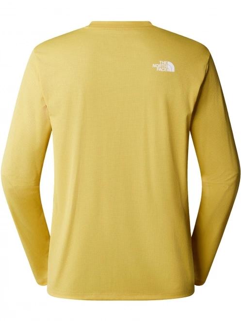 The North Face M Shadow Ls férfi hosszú ujjú póló sárga színben 6