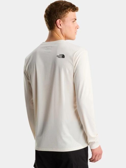 The North Face M Shadow Ls férfi hosszú ujjú sport póló fehér színben 4