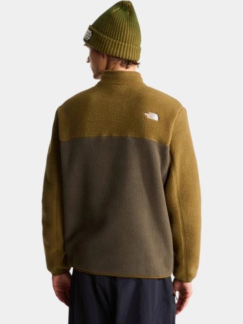 The North Face M Yumiori 1/4 Zip férfi polár pulóver oliva színben 3
