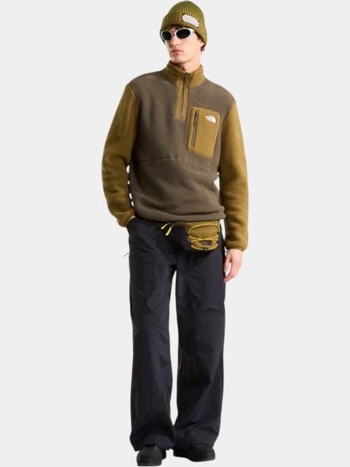 The North Face M Yumiori 1/4 Zip férfi polár pulóver oliva színben 4