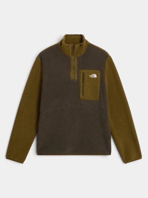 The North Face M Yumiori 1/4 Zip férfi polár pulóver oliva színben 5