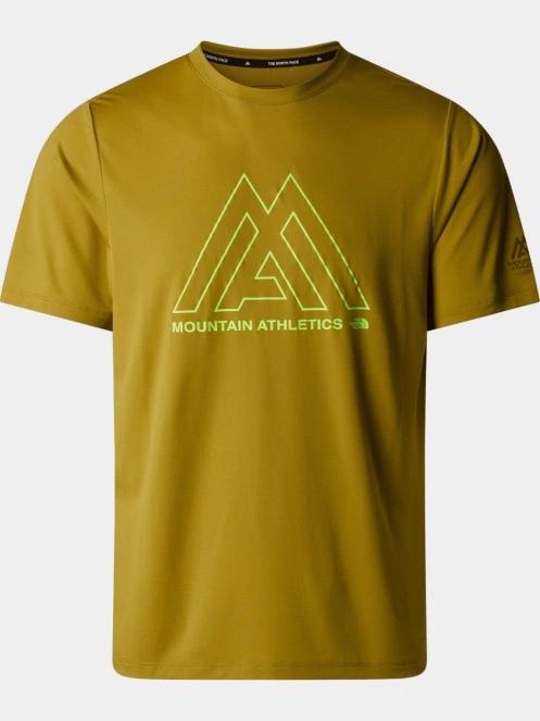 The North Face M Ma 24/7 S/S Tee férfi rövid ujjú sport póló oliva színben 5