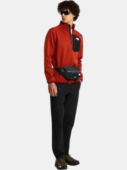 The North Face M Crest Fz férfi polár pulóver narancssárga színben 5