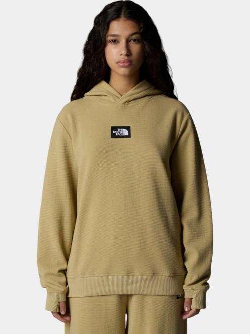 The North Face W Hoden Hoodie női kapucnis pulóver barna színben 2