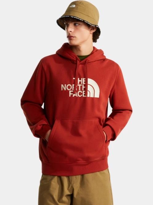 The North Face M Drew Peak Regular Hoodie férfi kapucnis pulóver piros színben 2