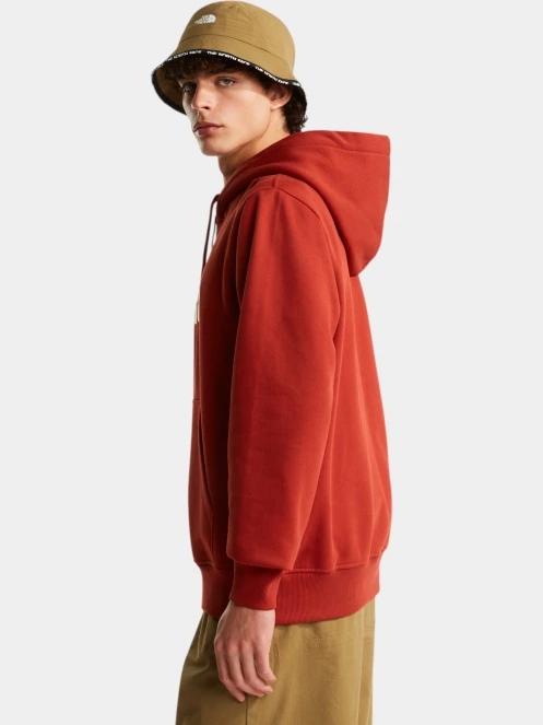 The North Face M Drew Peak Regular Hoodie férfi kapucnis pulóver piros színben 3