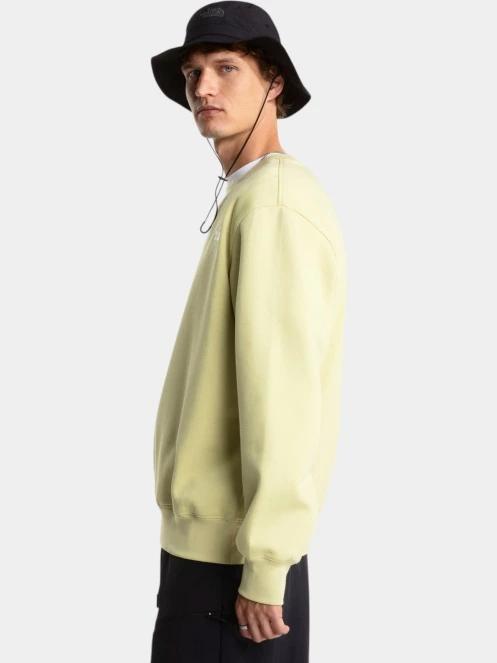 The North Face M Essential Relaxed Crewneck Sweatshirt férfi pulóver sárga színben 3
