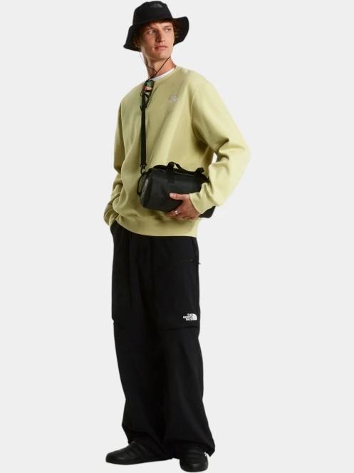 The North Face M Essential Relaxed Crewneck Sweatshirt férfi pulóver sárga színben 5