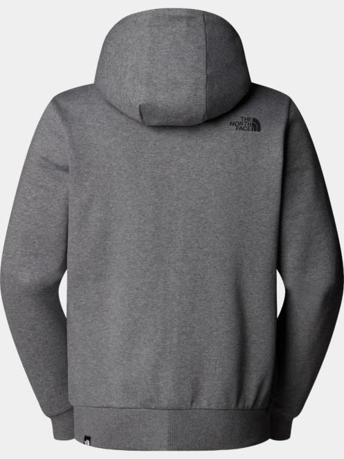The North Face M Simple Dome Full Zip Hoodie férfi kapucnis pulóver szürke színben 6