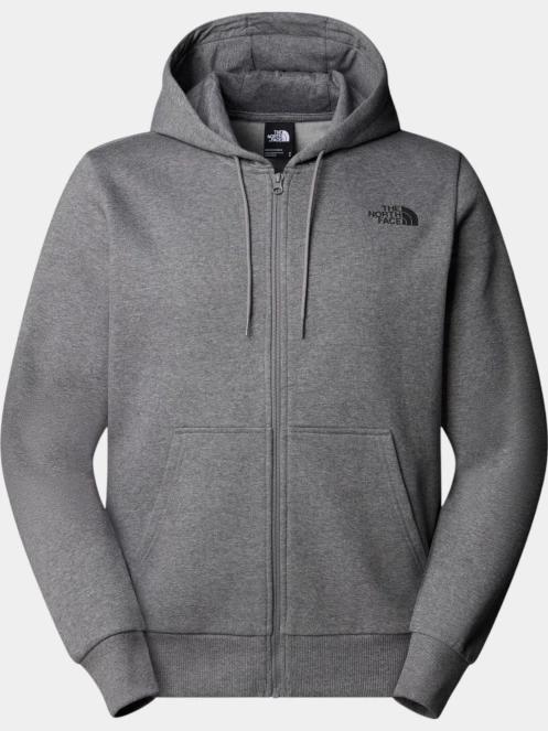 The North Face M Simple Dome Full Zip Hoodie férfi kapucnis pulóver szürke színben 6