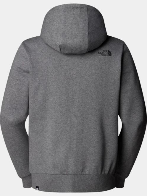 The North Face M Simple Dome Full Zip Hoodie férfi kapucnis pulóver szürke színben 7
