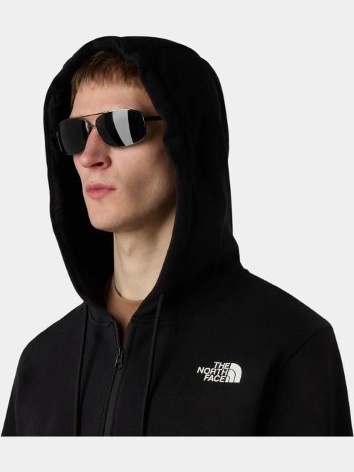 The North Face M Simple Dome Full Zip Hoodie férfi kapucnis pulóver fekete színben 5