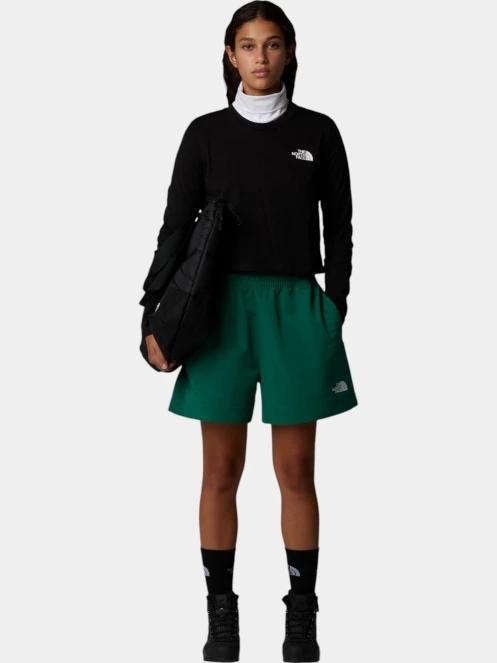 The North Face W L/S Simple Dome Crop Tee női hosszú ujjú póló fekete színben 4