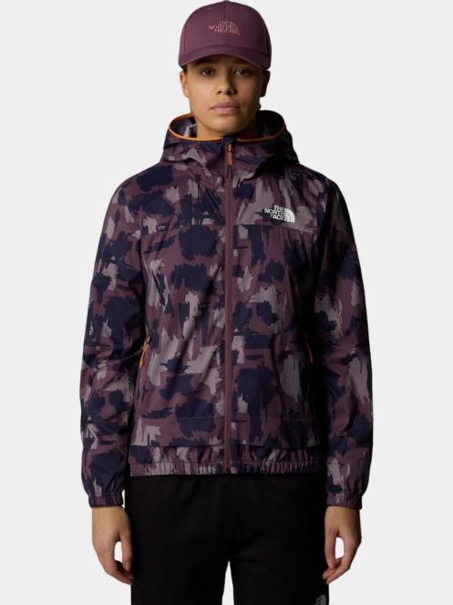 The North Face W Ma Wind Track Top Print női széldzseki lila színben 2