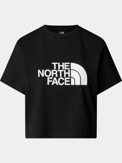 The North Face W S/S Easy Relaxed Cropped Tee női crop top fekete színben 2