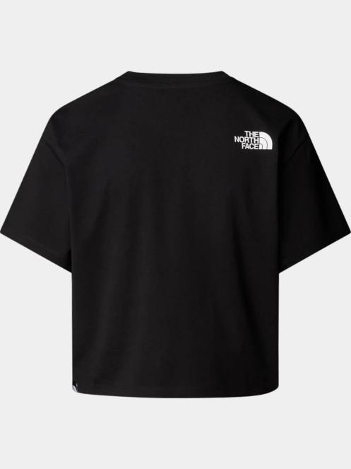 The North Face W S/S Easy Relaxed Cropped Tee női crop top fekete színben 3