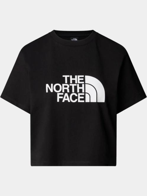 The North Face W Ss Easy Relaxed Cropped Tee női rövid ujjú póló fekete színben 2