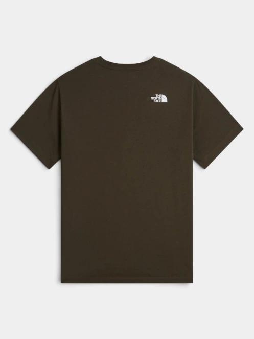 The North Face M Evolution Half Dome Regular Short Slee férfi rövid ujjú póló sötétzöld színben 6