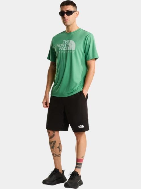 The North Face M 24/7 S/S Tee Logo Graphic Reg férfi rövid ujjú sport póló zöld színben 5