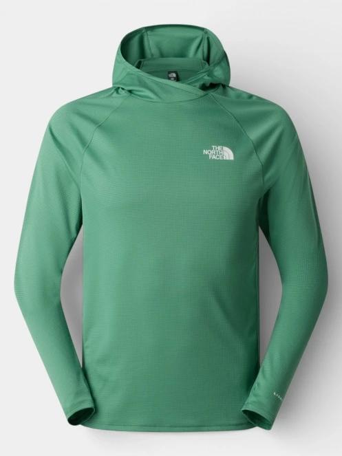 The North Face M Sunriser Hoodie férfi hosszú ujjú sport póló zöld színben 6