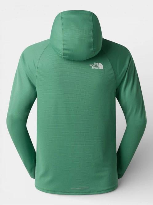 The North Face M Sunriser Hoodie férfi hosszú ujjú sport póló zöld színben 7