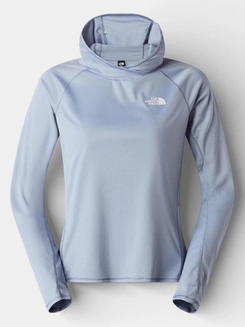 The North Face W Sunriser Hoodie női hosszú ujjú sport póló világoskék színben 5
