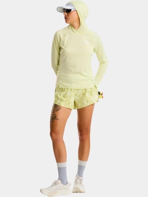 The North Face W Sunriser Hoodie női hosszú ujjú sport póló sárga színben 4