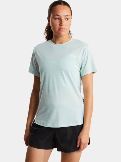 The North Face W Flex Short Sleeves Reg Tee női rövid ujjú sport póló világoskék színben 2