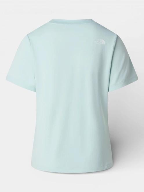 The North Face W Flex Short Sleeves Reg Tee női rövid ujjú sport póló világoskék színben 7