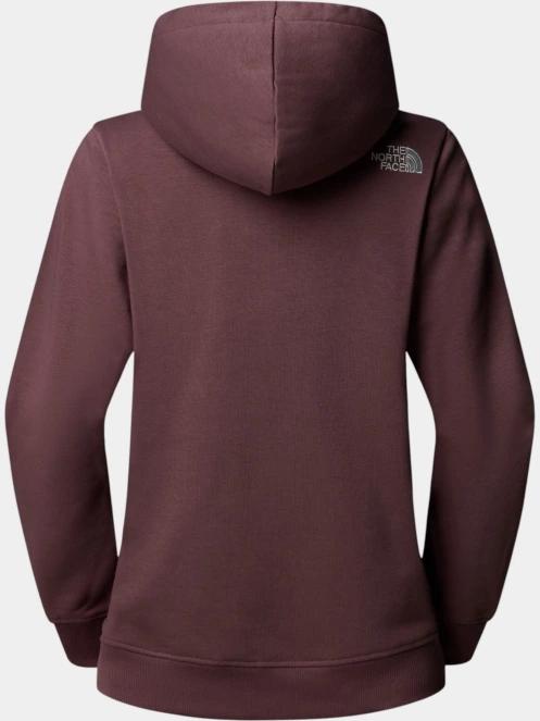 The North Face W Drew Peak Light Hoodie női kapucnis pulóver barna színben 6
